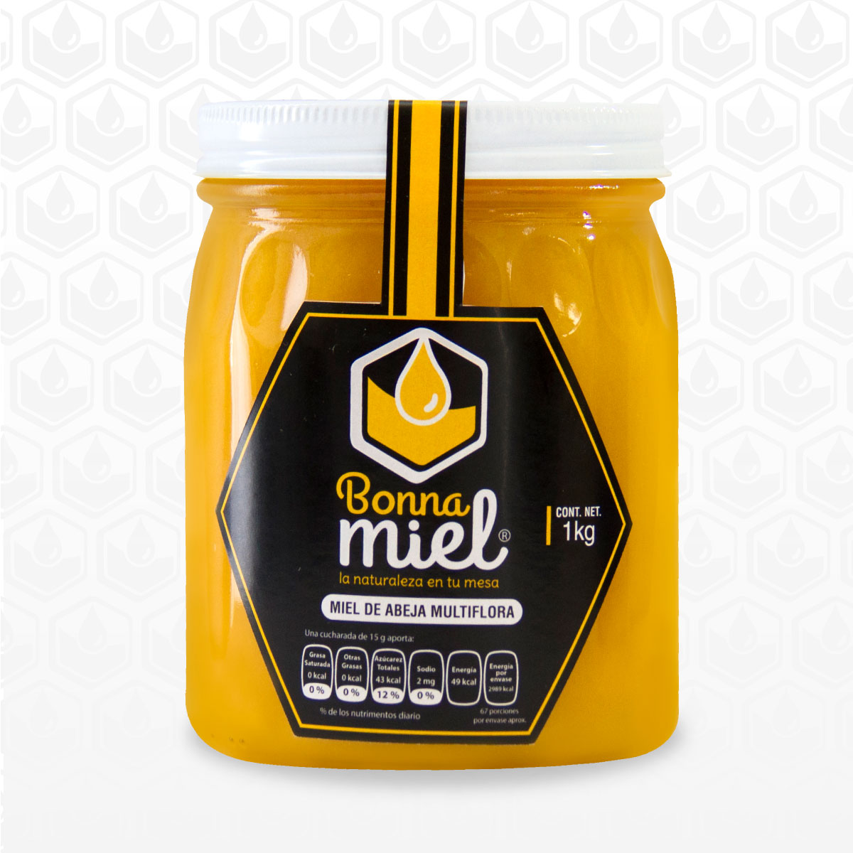 ⮞Miel de abeja Multiflor [1 kg.] - Bonnamiel